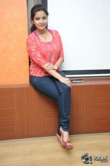 Colors Swathi at Karthikeya Movie Release Press Meet